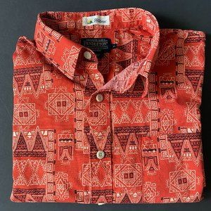 Pendleton Surf Hawaiian Geometric Aloha Shirt XL